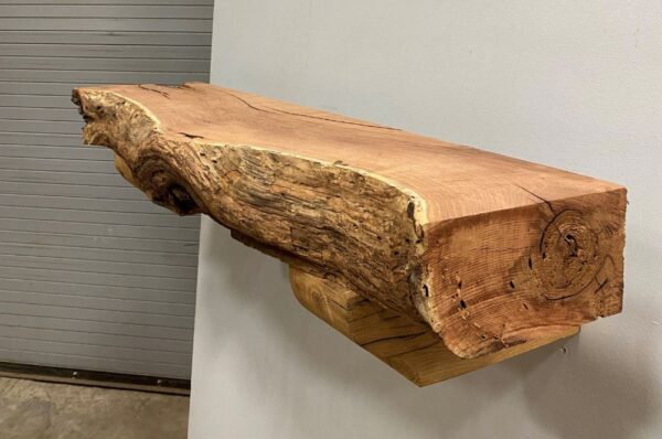 Live Edge Mesquite Mantel MEM-005 - Image 3