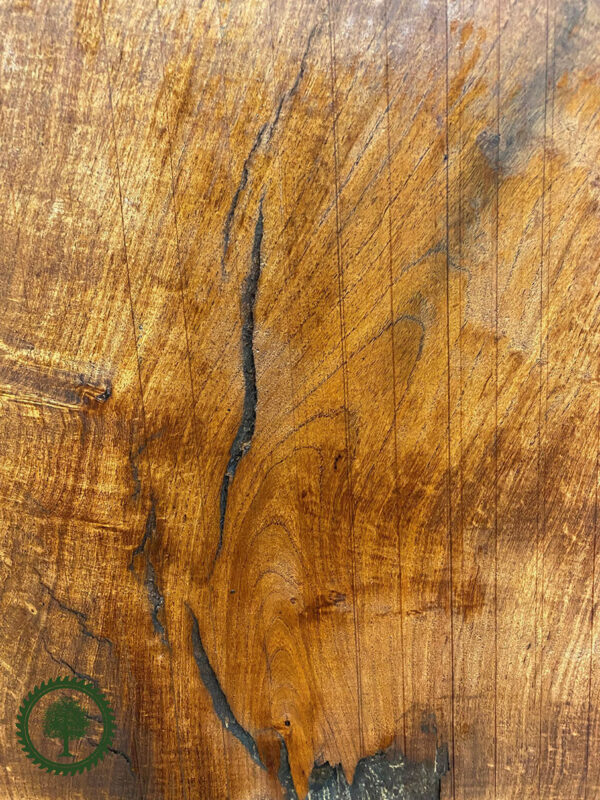 Live Edge Mesquite Wood Slab - Grain Detail ME-587-01