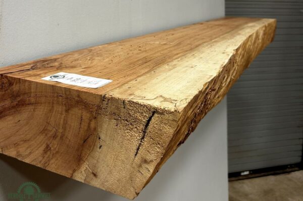 Live Edge Pecan Mantel PEM-076 - Image 3