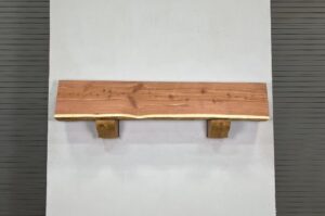 Live Edge Cedar Mantel RCM-001