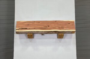 Live Edge Cedar Mantel RCM-002