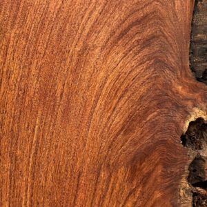 Live Edge Mesquite Wood Slab - Grain Detail ME-013-01