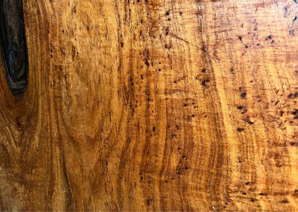 Live Edge Mesquite Wood Slab - Grain Detail ME-055-01