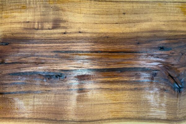 Milled Edge Pecan Wood Fireplace Mantel - Grain Detail PEM-123