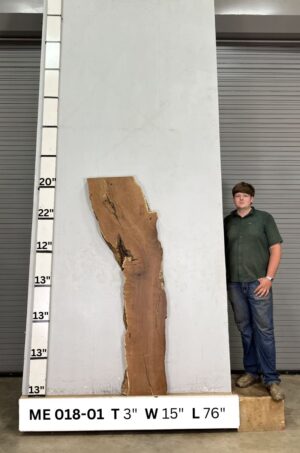 Live Edge Mesquite Wood Slab - Front ME-018-01