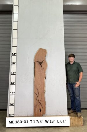 Live Edge Mesquite Wood Slab - Front ME-180-01