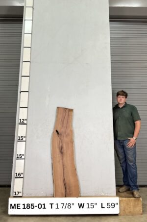 Live Edge Mesquite Wood Slab - Front ME-185-01