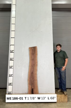 Live Edge Mesquite Wood Slab - Front ME-186-01