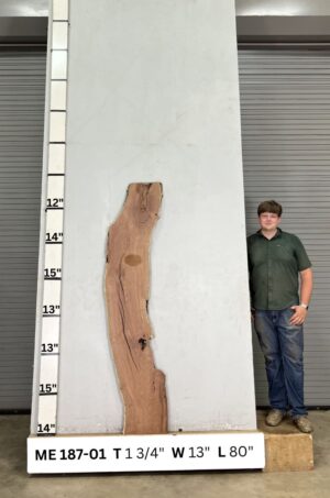 Live Edge Mesquite Wood Slab - Front ME-187-01