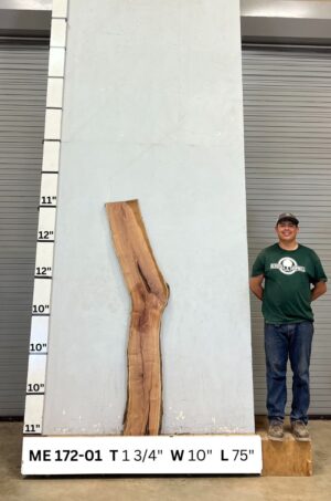 Live Edge Mesquite Wood Slab - Front ME-172-01