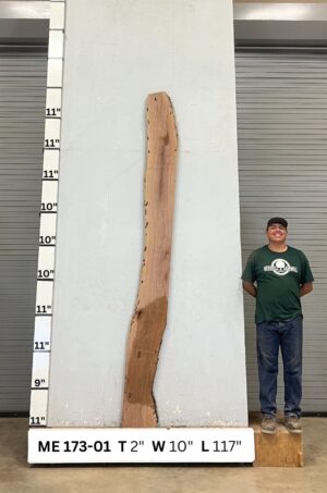 Live Edge Mesquite Wood Slab - Front ME-173-01