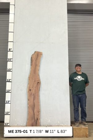 Live Edge Mesquite Wood Slab - Front ME-375-01