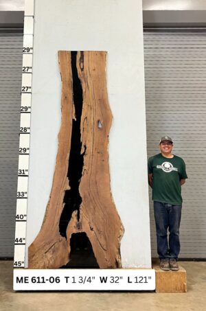 Live Edge Mesquite Wood Slab - Front ME-611-06