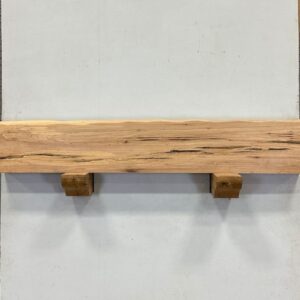 Live Edge Pecan Fireplace Mantel - Bottom PEM-209