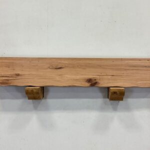 Live Edge Pecan Fireplace Mantel - Top PEM 209