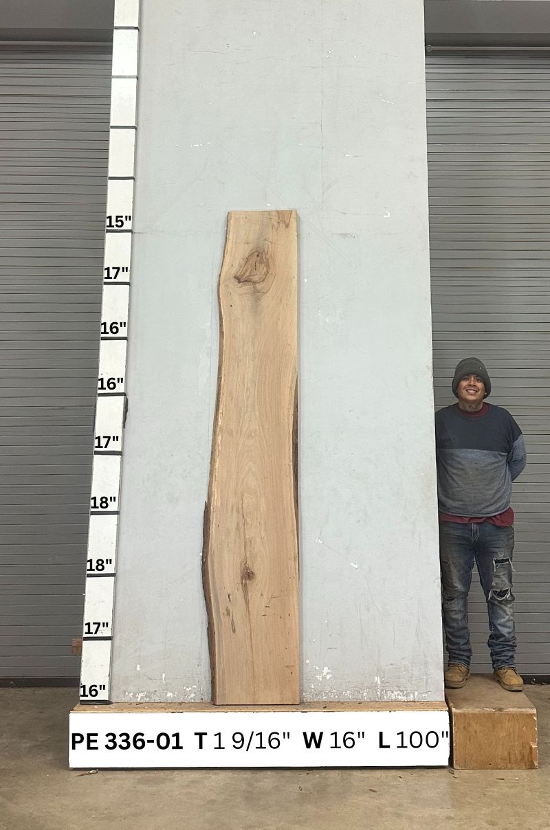 Live Edge Pecan Slab PE 336-01 - Image 2