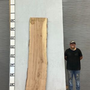 Live Edge Pecan Wood Slab - Front PE-153-02