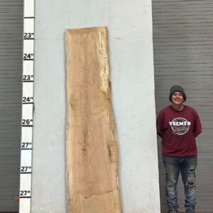 Live Edge Pecan Wood Slab - Front PE-154-02