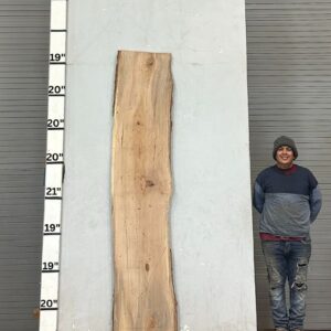 Live Edge Pecan Wood Slab - Front PE155-04