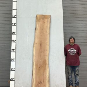 Live Edge Pecan Wood Slab - Front PE-161-04