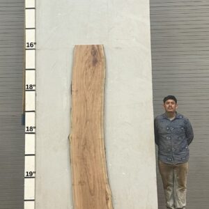 Live Edge Pecan Wood Slab - Front PE-005-01