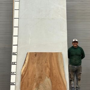 Live Edge Pecan Wood Slab - Front PE-008-01