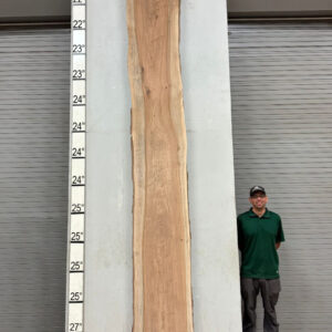 Live Edge Pecan Wood Slab - Front PE-612-02