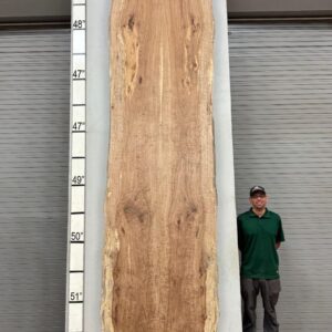 Live Edge Pecan Wood Slab Glue Up - Front PE-603-02