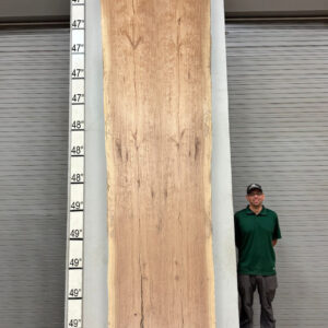 Live Edge Pecan Wood Slab Glue Up - Front PE-612-05-06