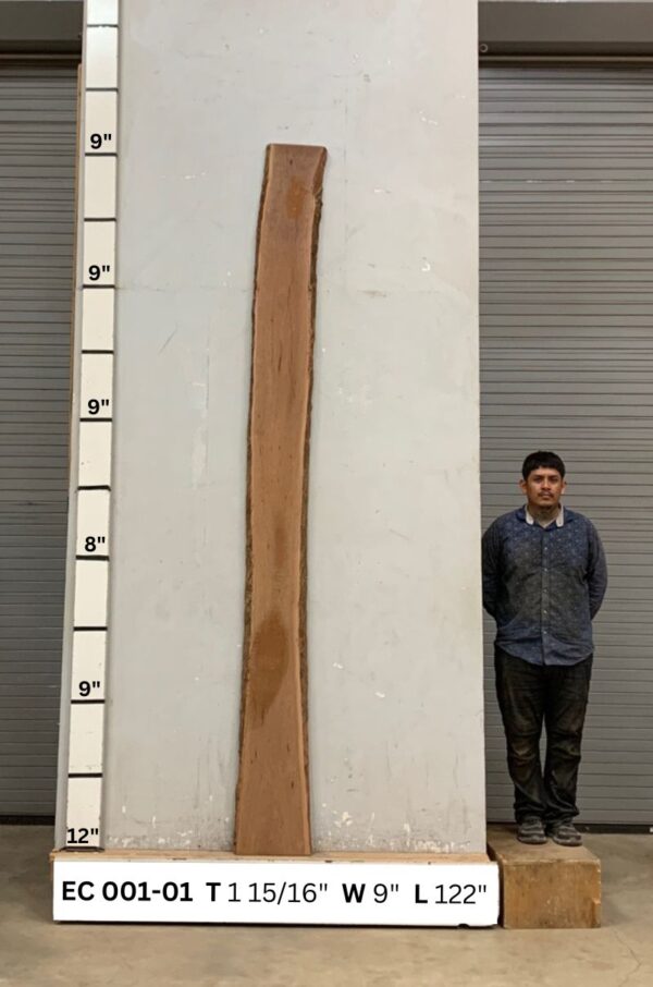 Live Edge Escarpment Cherry Wood Slab - Back EC-001-01