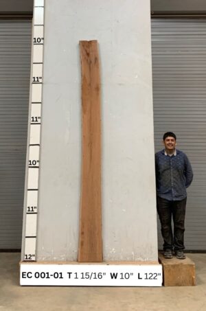 Live Edge Escarpment Cherry Wood Slab - Front EC-001-01