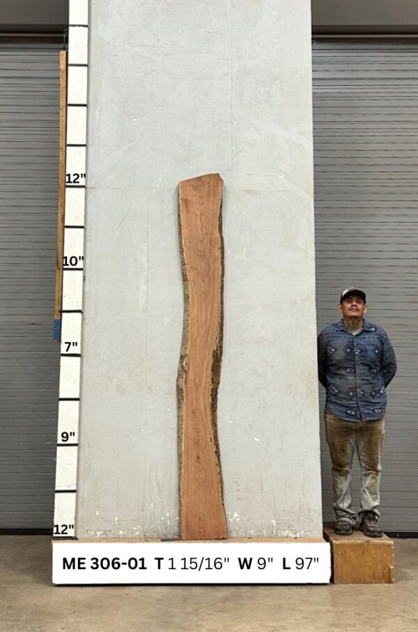 Live Edge Mesquite Wood Slab - Back ME-306-01