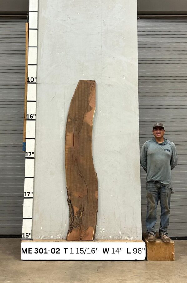 Live Edge Mesquite Wood Slab - Back ME-301-02