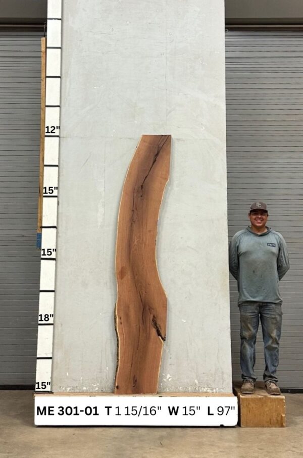 Live Edge Mesquite Wood Slab - Front ME-301-01