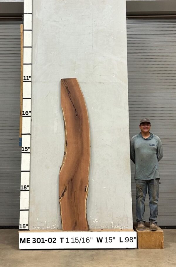 Live Edge Mesquite Wood Slab - Front ME-301-02
