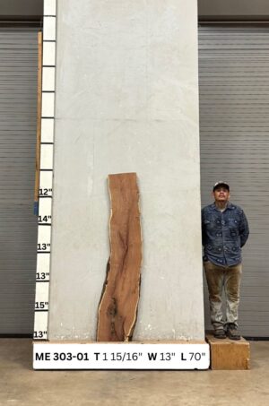 Live Edge Mesquite Wood Slab - Front ME-303-01