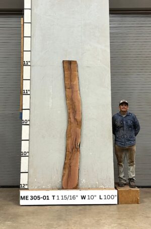 Live Edge Mesquite Wood Slab - Front Me-305-01