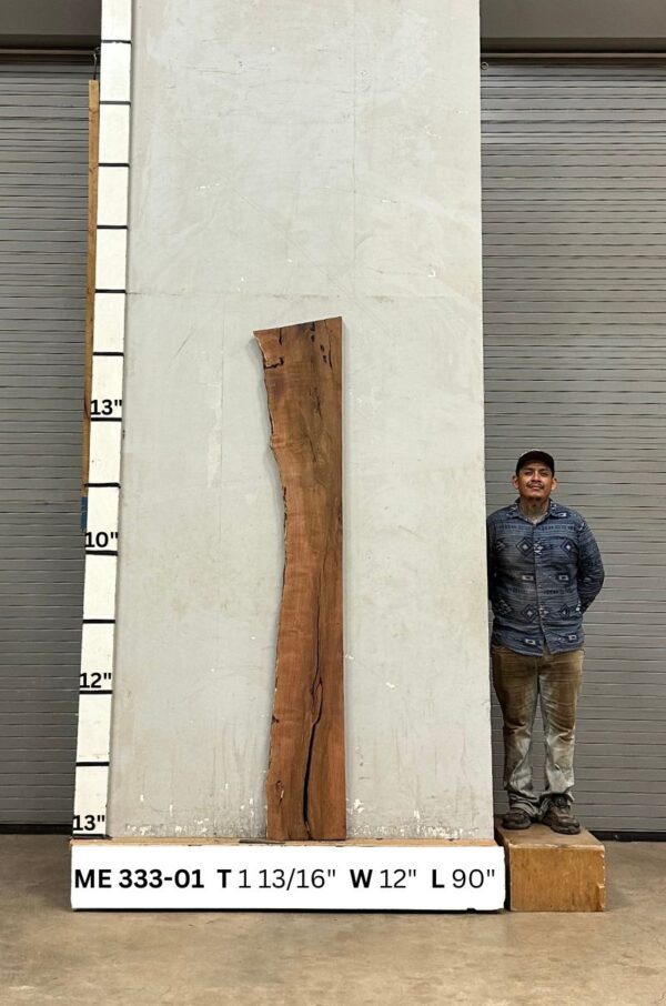Live Edge Mesquite Wood Slab - Front ME-333-01