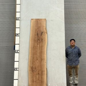 Live Edge Pecan Wood Slab - Front PE-006-02