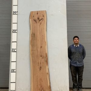 Live Edge Pecan Wood Slab - Front PE-007-01