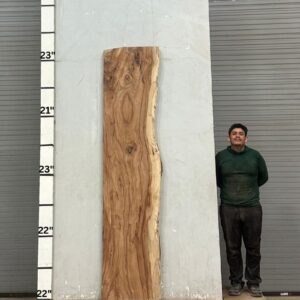 Live Edge Pecan Wood Slab - Front PE-010-01