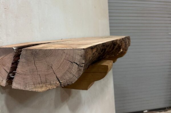 Live Edge Walnut Mantel WAM-006 - Image 3
