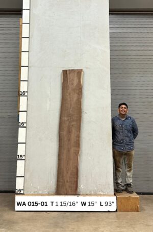 Live Edge Walnut Wood Slab - Front WA-015-01