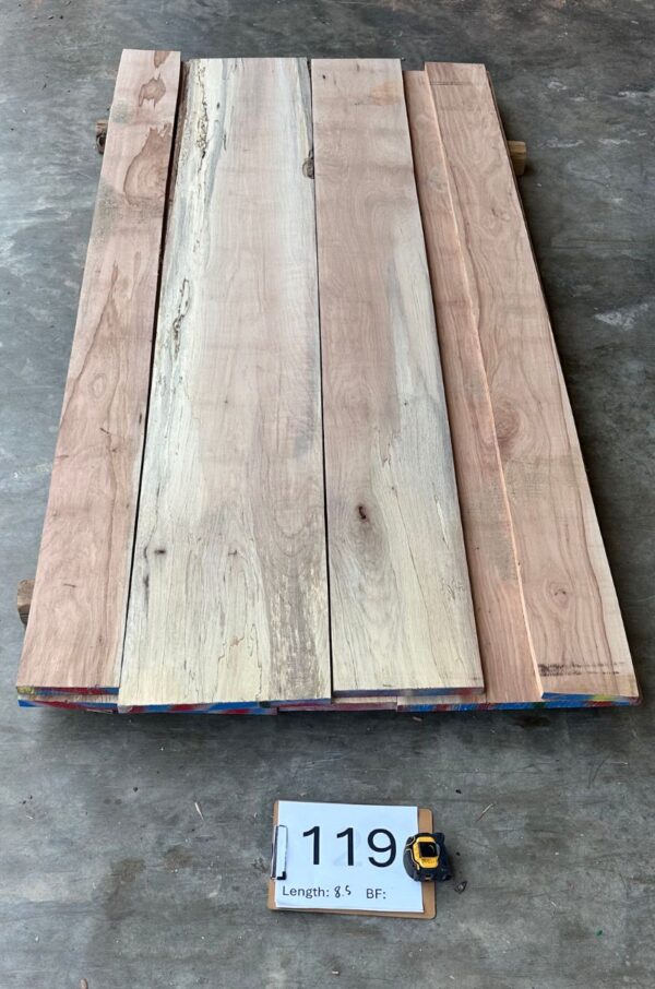 Pecan Whole Log Lumber Pack PE-119 - Layer 2