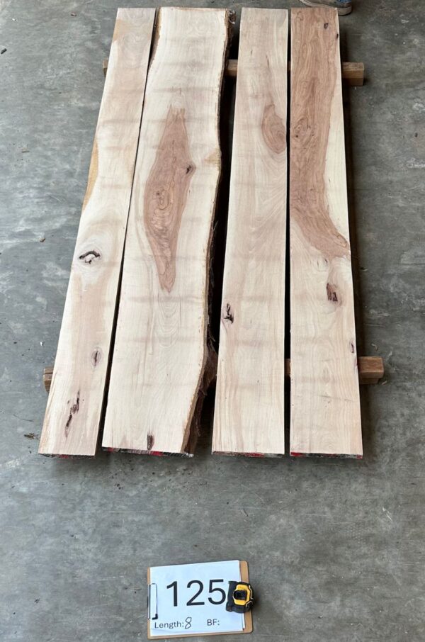 Pecan Whole Log Lumber Pack PE-125 - Layer 1
