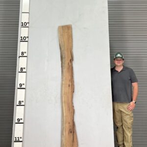 Live Edge Pecan Wood Slab - Front PE-342-01