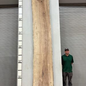 Live Edge Pecan Wood Slab - Front PE-704-01