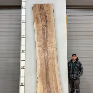 Live Edge Pecan Wood Slab - Front PE-750-05