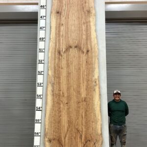Live Edge Pecan Wood Slab Glue Up - Front PE-603-01