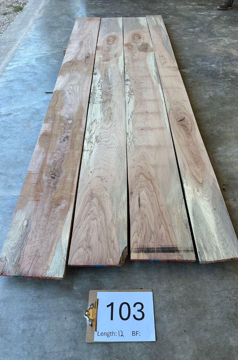 Pecan Whole Log Lumber Pack PE-103 - Layer 1